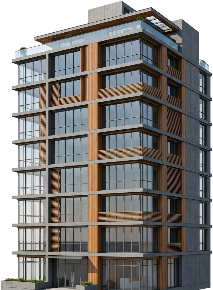 Modern Commercial Building - Haro Sebu