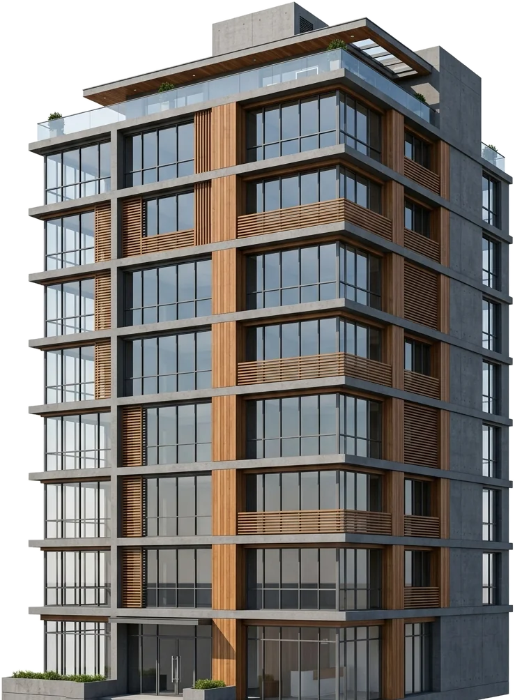 Modern Commercial Building - Haro Sebu